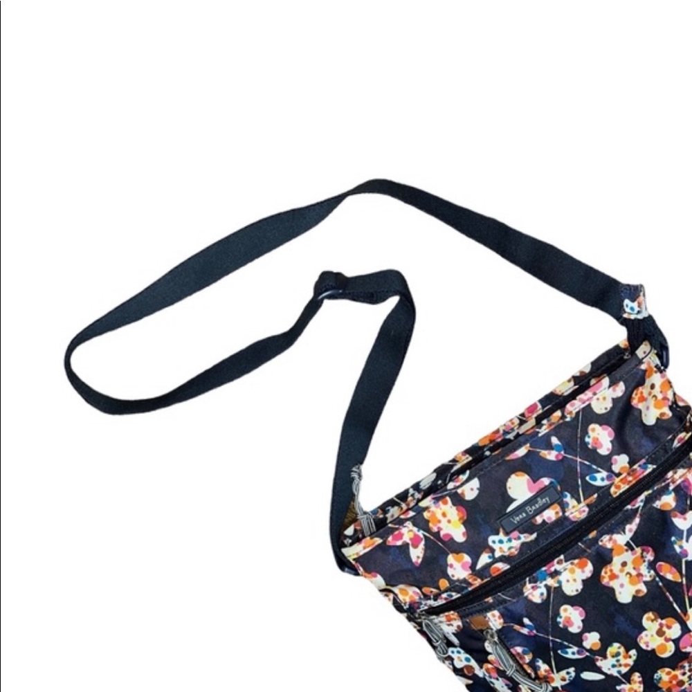 Vera Bradley Navy Blue Floral Crossbody Bag - Picture 5 of 16